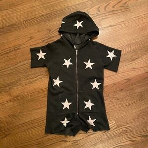 Kids girls star romper